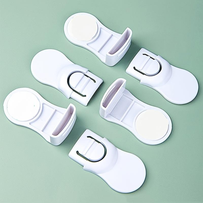 6pcs Baby Safety Locks, Suitable for Cabinets, Drawers, and Refrigerators - Easy Installation, No Drilling Required
