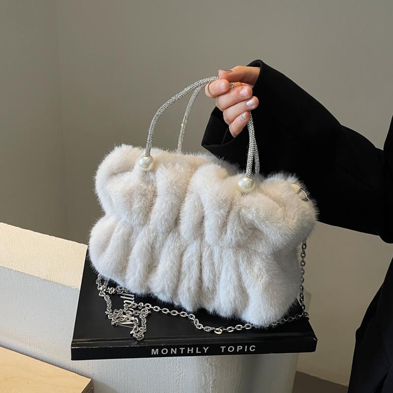 Materiał bawełniany nowy zamek błyskawiczny jednolity kolor wszechstronna modna torba crossbody miękka prosta modna designerska torba na ramię