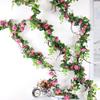 Artificial Rose Vine for Air Conditioner Duct and Ceiling Decoration