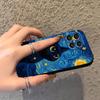 Rotating Starry Sky Cat Case for Honor 70 X9a 200 400 Lite 8X X7 X8 Magic5Lite X6 X5b 90 Funda Phone Cover