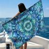 1PC Mandala Patterns Print Beach Towel Quick-drying Towel Suitable for Seaside Pool Camping Vacation Yoga For Family Friends