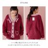 Gelato Pique HOLIDAY Feather Cardigan Gelato Pique Pajamas Roomu Women's (RE-Red, Free)