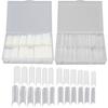 240pcs False Nail Tip Extra Long Clear Fake Artificial Nail Tips for Home  Salon