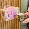 Birthday gifts for girlfriends, embossed butterfly mugs, vintage ceramic cups, coffee cups, practical souvenirs for girls