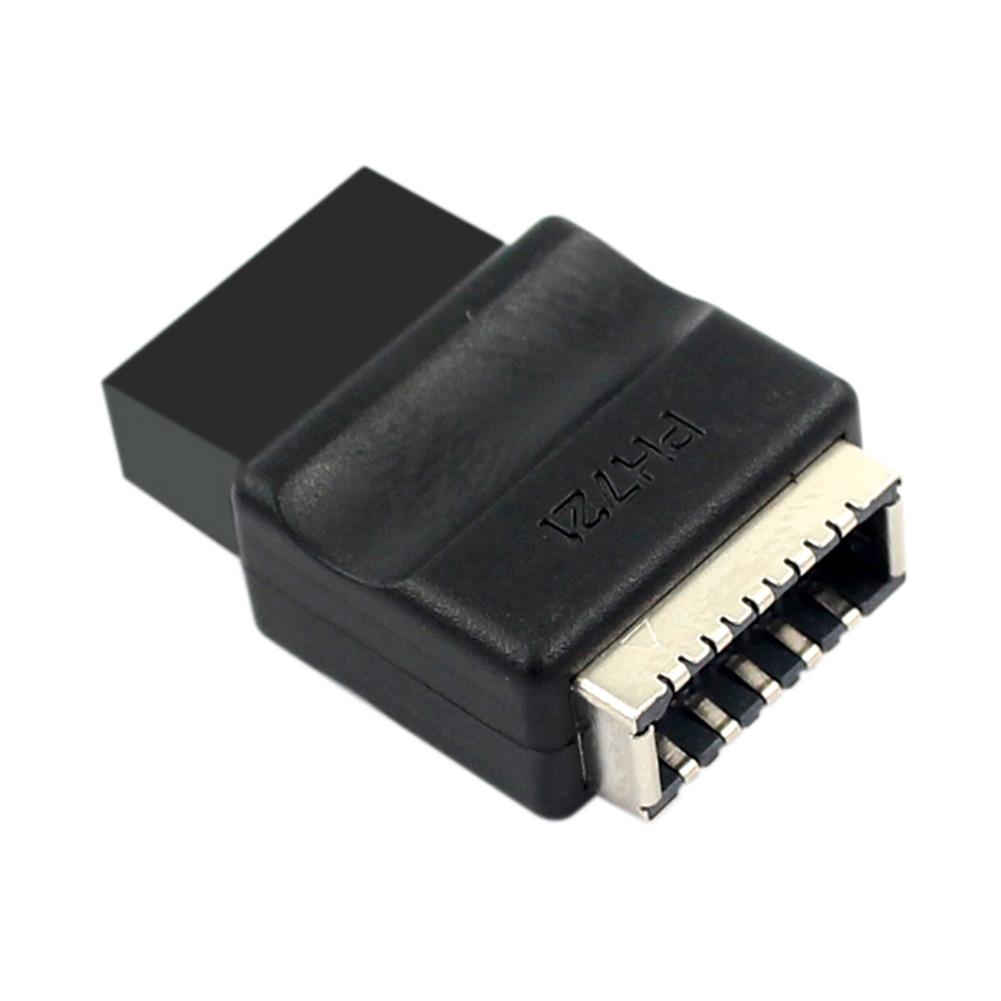 Motherboard USB 2.0 9-Pin To Type-E Front Panel Header Extension Adapter USB2.0 9pin Male To Type-E Female Adapter