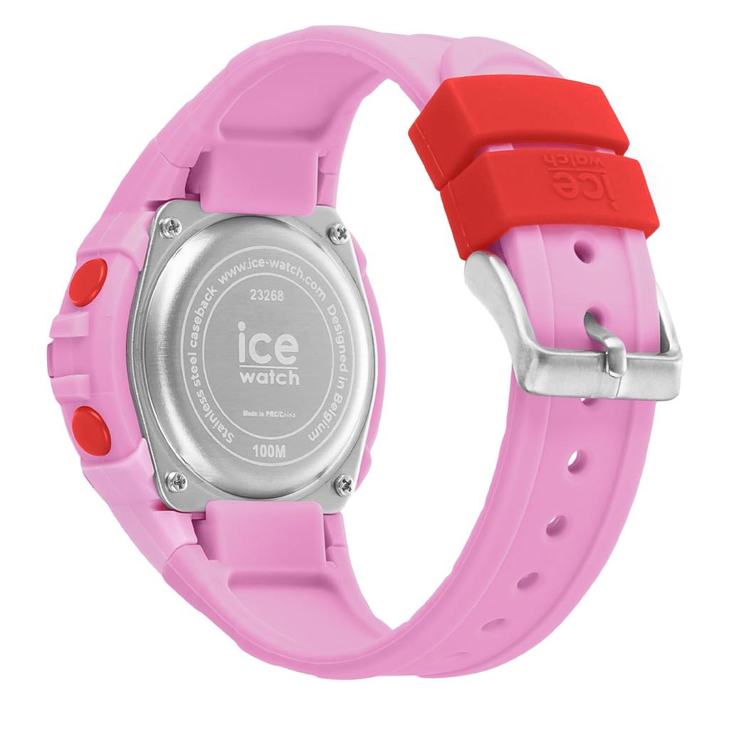 Autorisierter Distributor [Ice-watch] Ice Watch Herren Damen 023268 Ice Digit Explorer Lovely Pink Small 40mm Digital