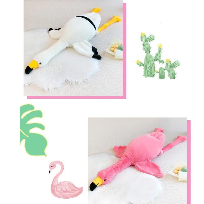 Cute And Cuddly Flamingo Plush Pillow For Kids And Adults