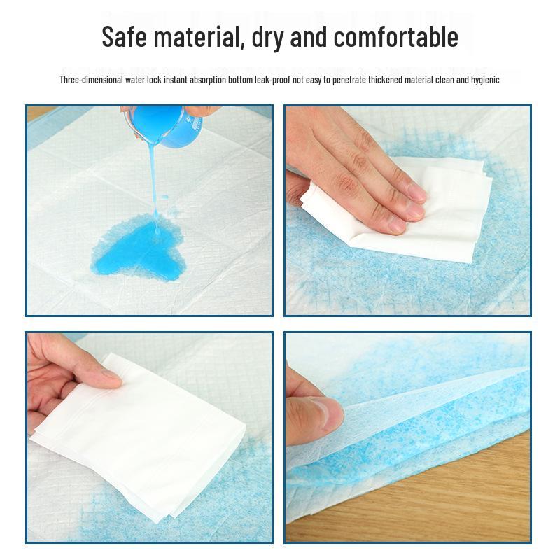 Bamboo Charcoal Thickened Absorbent Pet Diaper Pads for Dogs - Deodorizing and Disposable.
