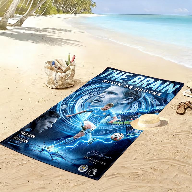 The Brain Kevin De Bruyne Beach Towel Portable For Travel Outdoor Camping Seaside Quickdrying Swim Towel Swim Travel And Vacation Towels Beach
