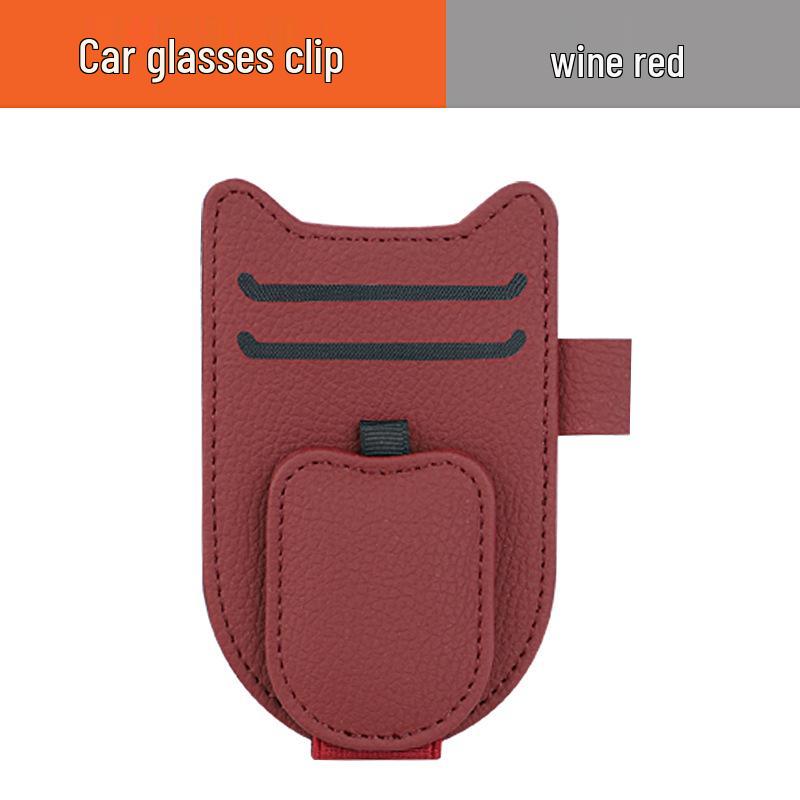 BMW Multifunctional Car Glasses Clip & Bill Holder for 1, 5, 7 Series, X1, X3, X5, and iX3 Sun Visor by Xin Yi Cheng