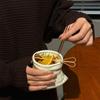 Large-caliber Cloth Bag Shaped Mug Heat-resistant Irregular Mugs Bag Ceramic Cups  Home Gathering