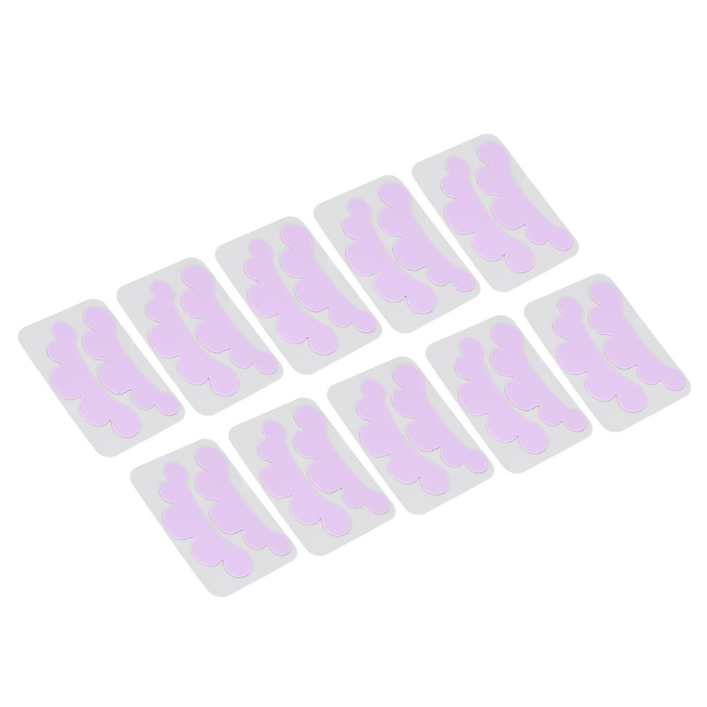 10 Pairs Silicone Eyelash Extension Under Eye Pads Arch Shape Reusable Eyelash Extension Patches