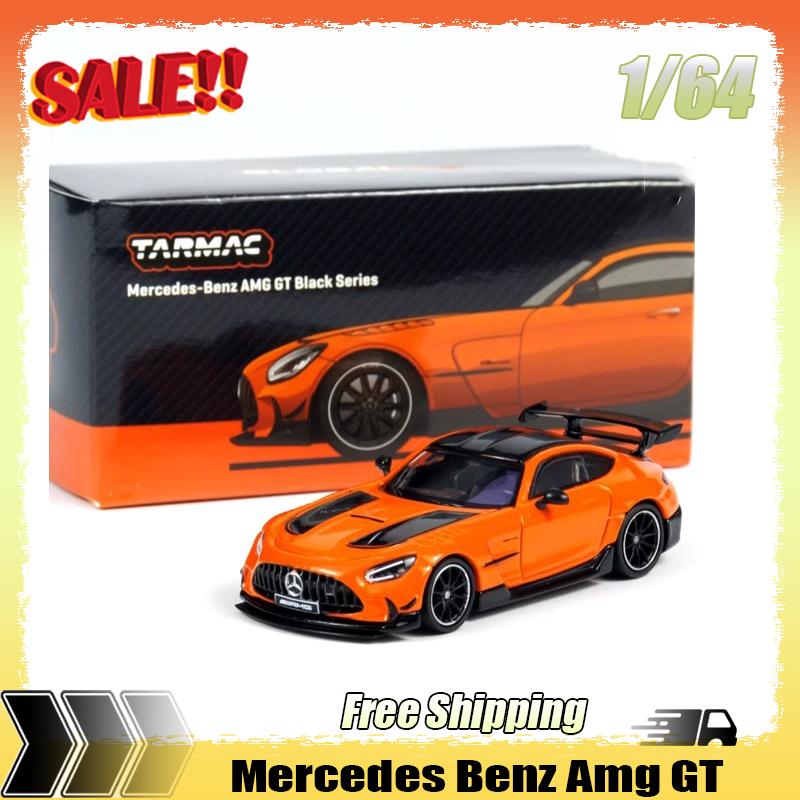 In Stock Tarmac Works Tw 1:64 Mercedes Benz Amg Gt Alloy Miniature Diecast Model Car Collection Ornaments Custom Toys Gift