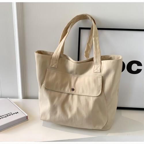 

New Women S Shoulder Bag - Simple, Large-Capacity, Lightweight Nylon Casual Commuter Tote, Mommy Bag, Shopping Handbag хаки