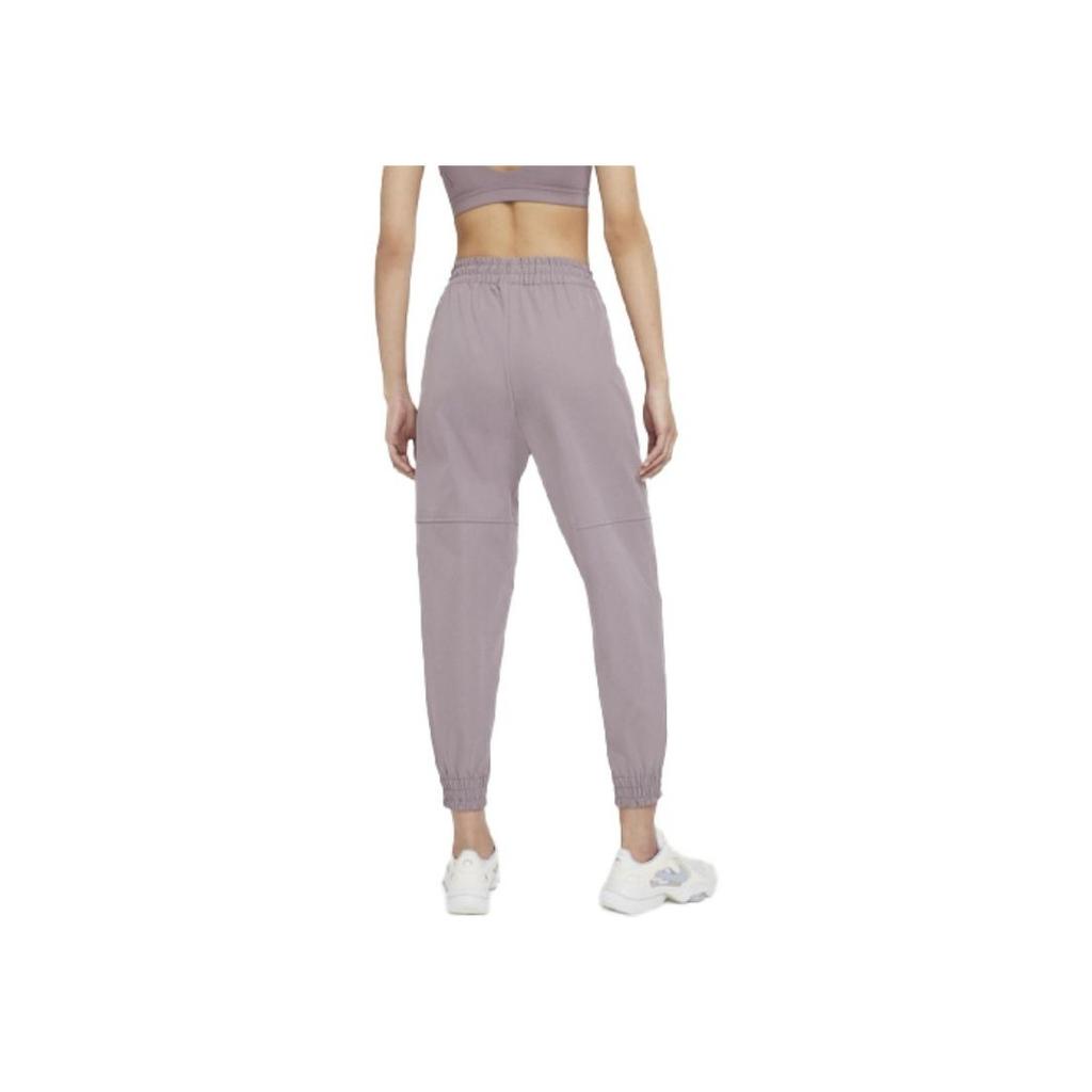 Nike Sportswear Swoosh Logo Woven Cuff Sports Pants Women Pants Purple CZ8910-531