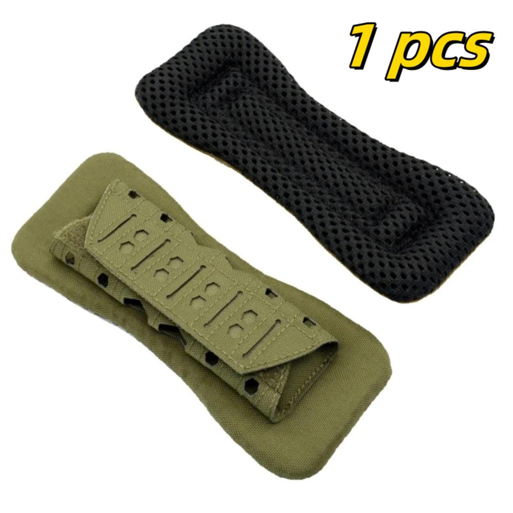 Laser Cutting Vest Shoulder Strap Pads Outdoor Backpack Breathable Mesh Cushion Shoulder Pad For Hunting Vest