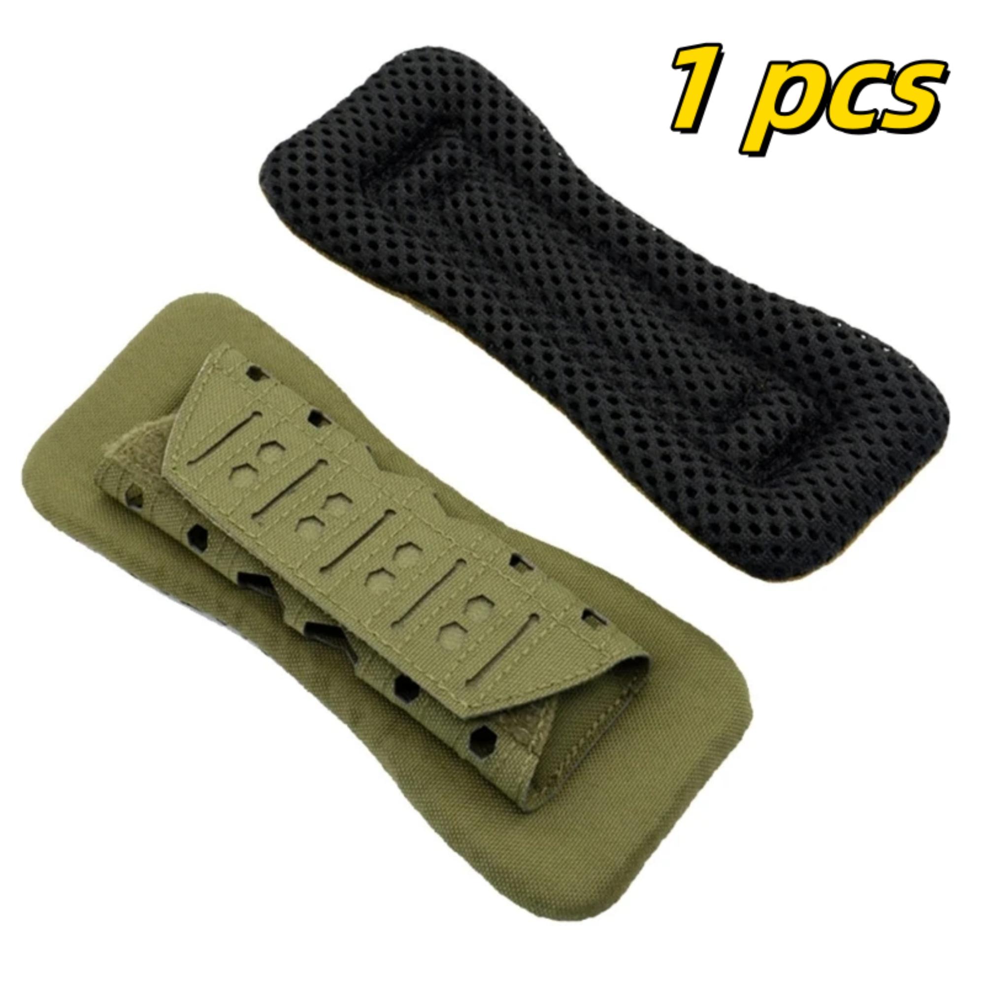 

Laser Cutting Vest Shoulder Strap Pads Outdoor Backpack Breathable Mesh Cushion Shoulder Pad For Hunting Vest