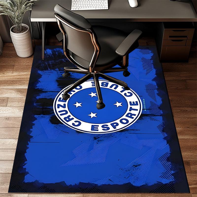 Fc Emblem Printed Office Carpet Chair Cushion  Entryway Rug, Rugs for Living Room, Bedroom Christmas gifts