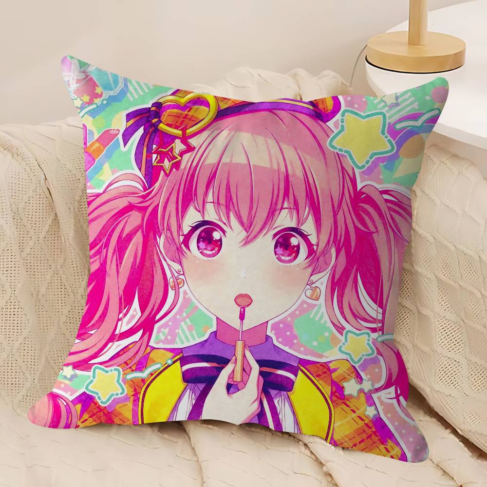 A-Айри Момои Мультяшная Подушка Подарки Мебель для Дома и Офиса Спальня Диван Автомобильная Подушка Наволочка Чехол 45x45см 12x12Inch