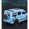 Large 1/18 Sacle Benz G800 Off Road SUV Alloy Metal Diecast Model Car Sound & Light Collectibles Ornaments Birthday Gift Friend