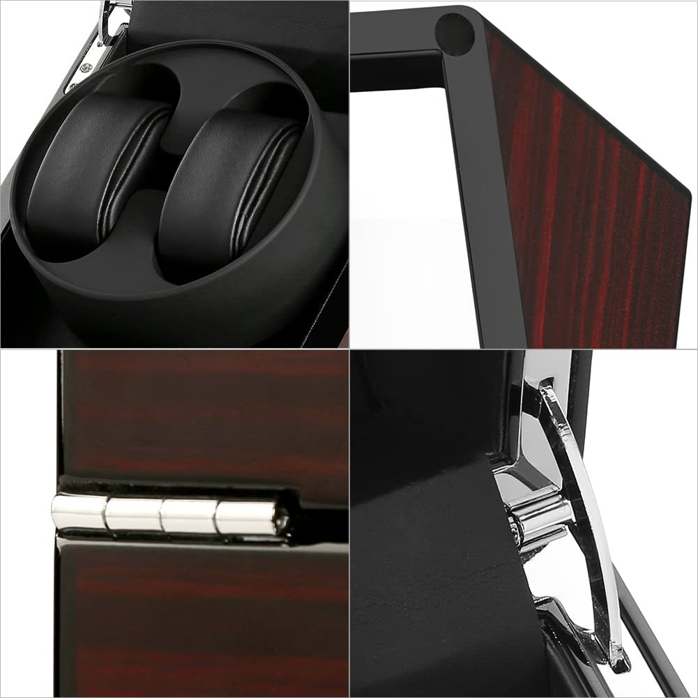 Remontoir de Montre Automatique Fabriqué au Japon avec Moteur Mabuchi Montre Automatique de Luxe Mise à Niveau 2023 (2 Montres), Design, Remontoir, (Byakudanmon-W136D-RT)