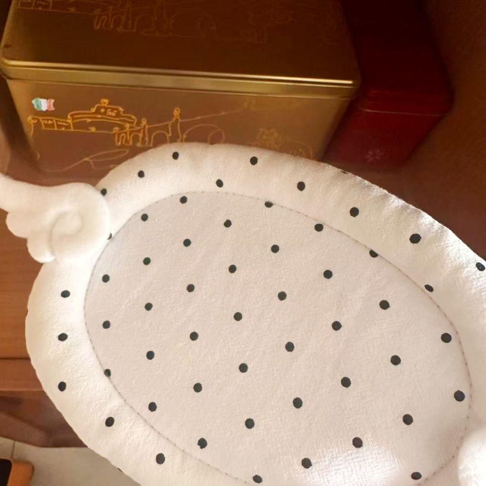 Thicken Cute Angel Wings Coasters Polka Dot Print Table Mat Insulated Coaster Home Decoration