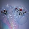 5 Led Luminous Rose Bouquet Wave Balloons (Excluding Internal Electricity) for Wedding Season, Birthday and Holiday Decoration