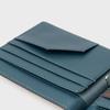 Takeo Kikuchi Men's Suppress Wallet with Money Clip (New Leather Ripple Series) G8701373, Navy (094) 00 (FREE)