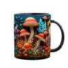 With Magic Mushrooms Ceramic Coffee Mug Creative Mushrooms Space Design Mugs New Tea Cup
