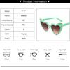non-polarized Fashion Party Cute Heart Shaped Sunglasses Women Vintage Retro Style Heart Cat Eye Sun Glasses