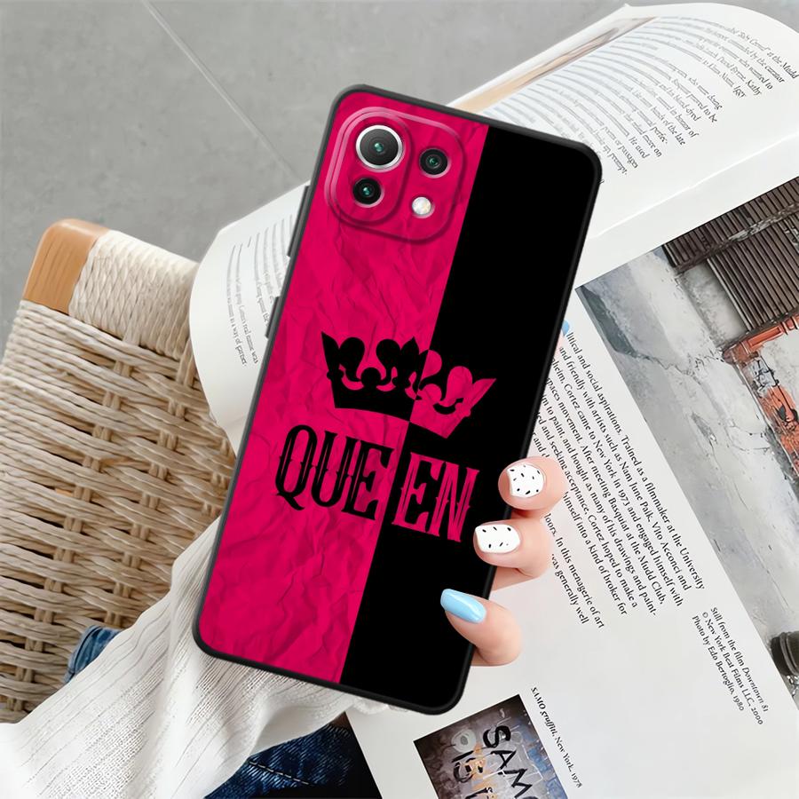 

Чехол для телефона Funda для Xiaomi Mi 12T Pro 12X 13 Lite 10T 11T 14 12 11 Буквы Короны Xiaomi 13 Pro