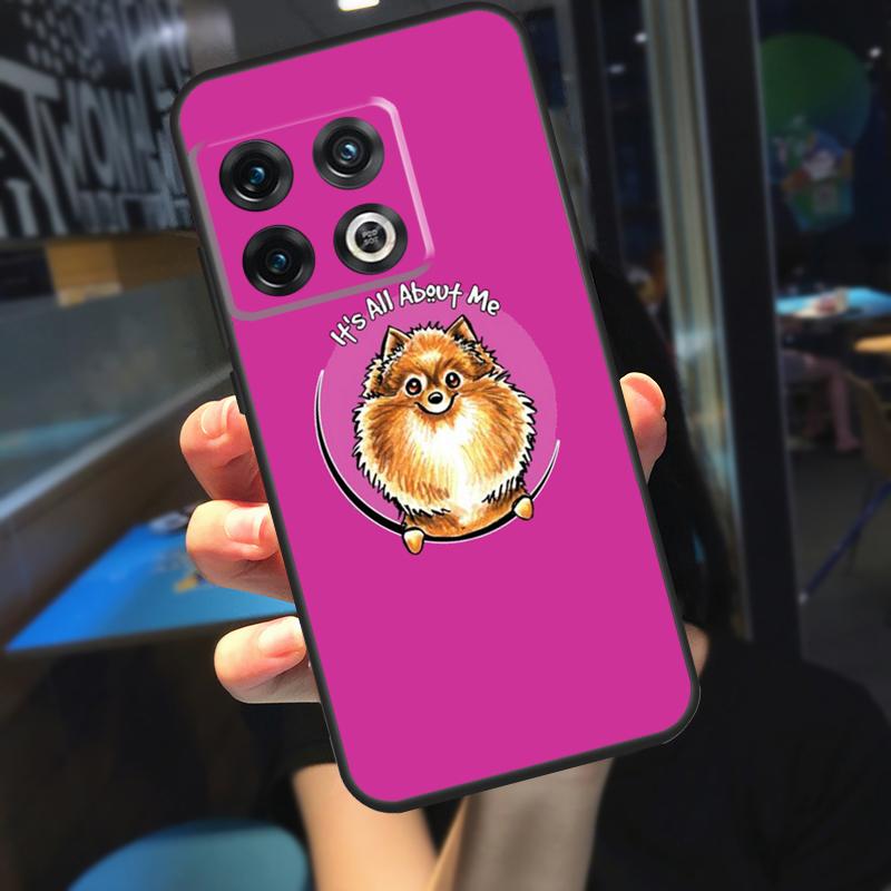 Pomeranian Aquarell Hund Hülle Für OnePlus 12R 13 R 12 11 9 10 Pro 8T 9RT 10T OnePlus Nord 4 CE 2 3 Lite N20 N30 Hülle