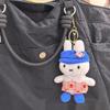 Plush Cute Rabbit Doll Cute Plush Backpack Pendant Rabbit Doll Keychain Bunny Keyring Backpack Hanging Decoratiion Birthday Gift