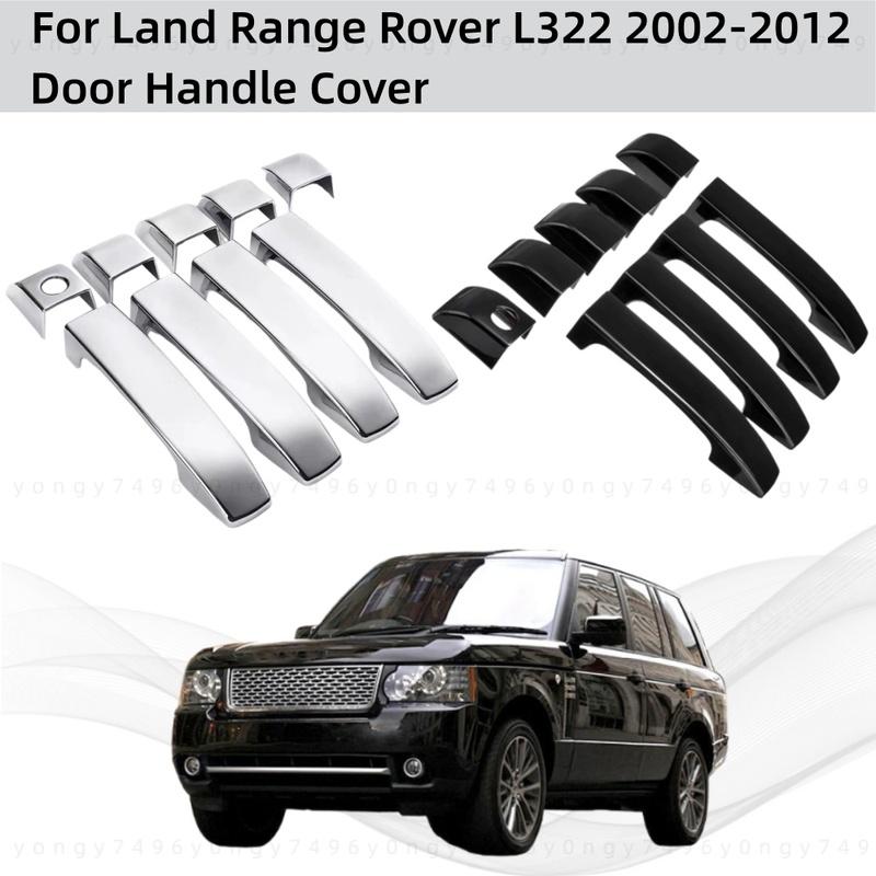 ABS Matte Black Car Accessorie Plated Exterior Door Handle Cover Trim Paste Style For Land Range Rover L322 2002 2003 2004-2012