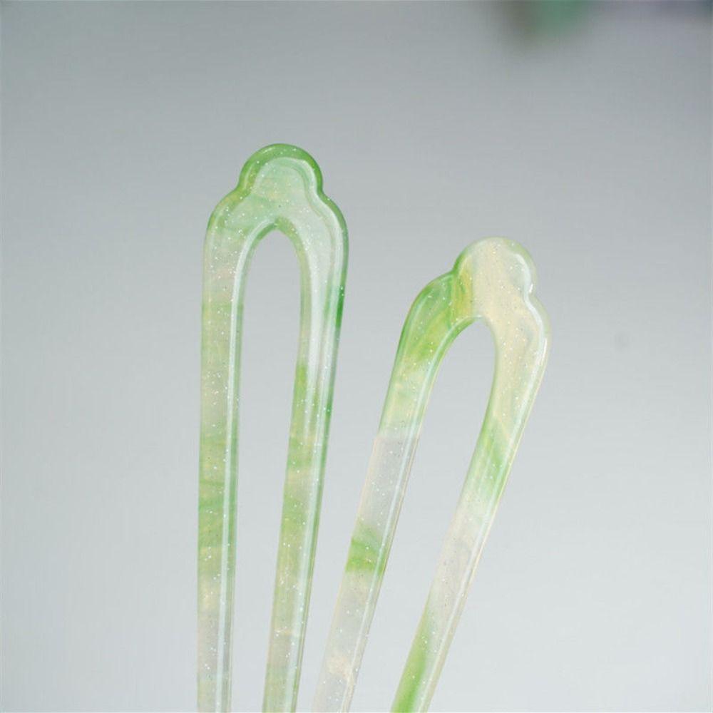 Haarstäbe für Dutt Chinesischer Stil Haarstab Chinesischer Stil U-Form Haarnadel Mädchen Haarschmuck