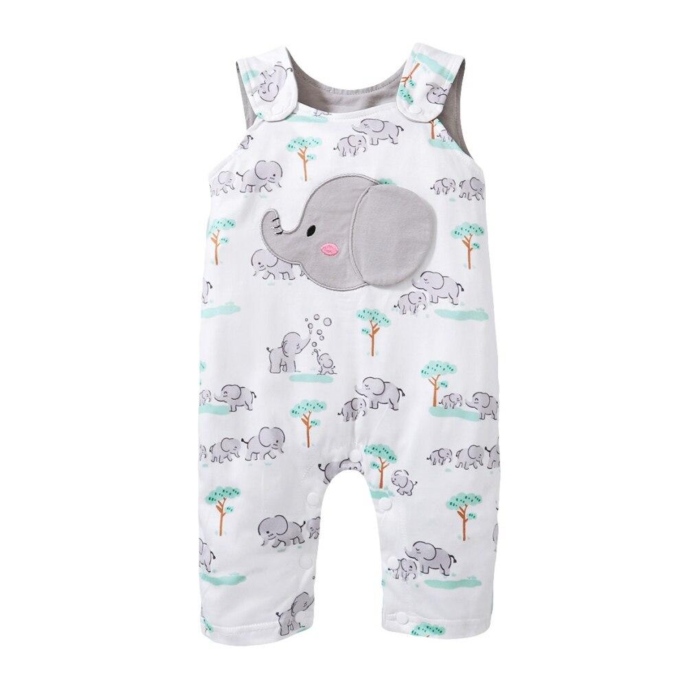 

Комбинезон без рукавов с героями мультфильмов для маленьких девочек и мальчиков, хлопковый комбинезон, одежда для детей 0–18 месяцев XL/100