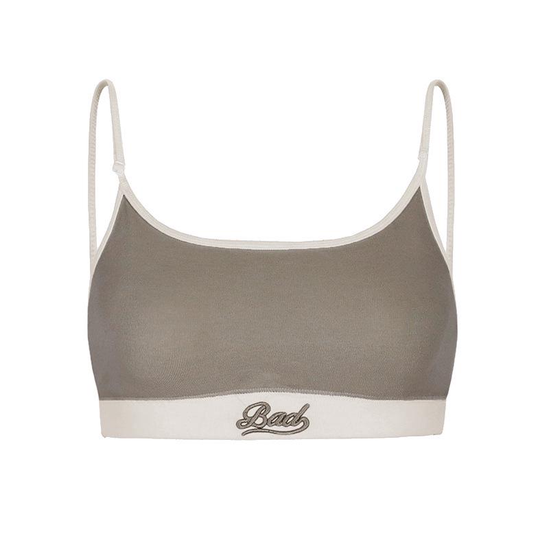 Badblood BCAC Series Women s Hot Girl Embroidered Strapless Sports Bra Camisole S