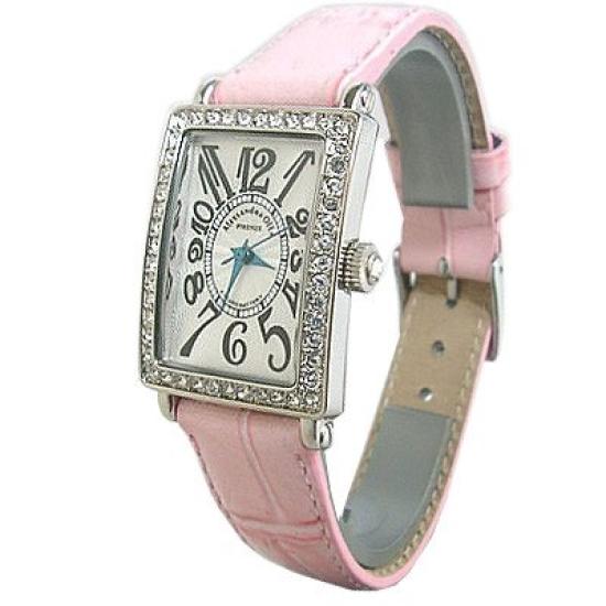 

[Alessandra Olla] Alessandra Olla Watch Rectangle with Stone AO-1500-1 PK Ladies