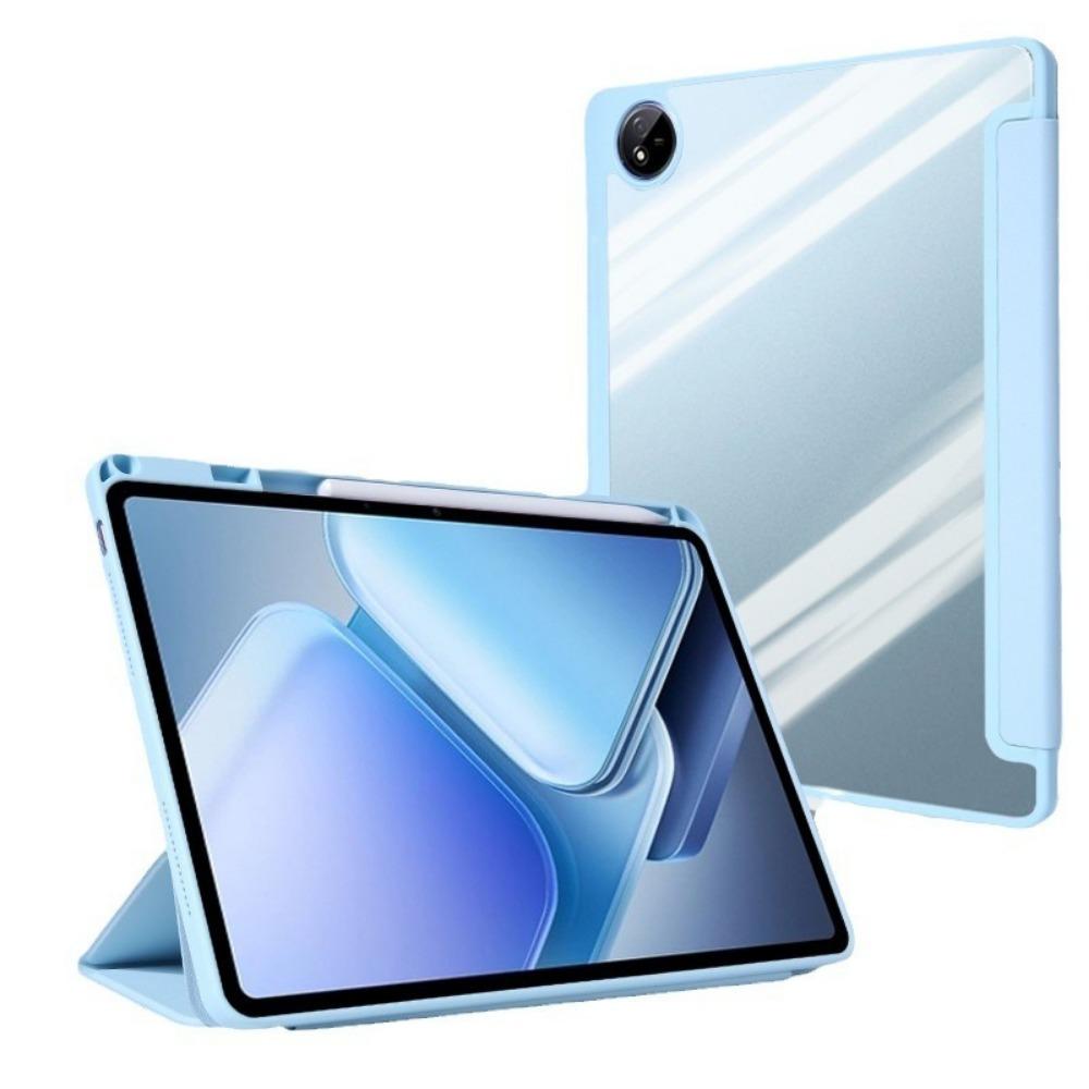 For VIVO Pad 5 Pro Tablet Case Air Tri Fold SE Anti Bend for IQoo Pad 2 Pro Acrylic Cover for 12 13 Inch