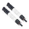 Set 2 Seturi Conectori PV Solari IP68 Impermeabil Anti UV 1000V Solar Conector cu Siguranță Încorporată pentru Solar
