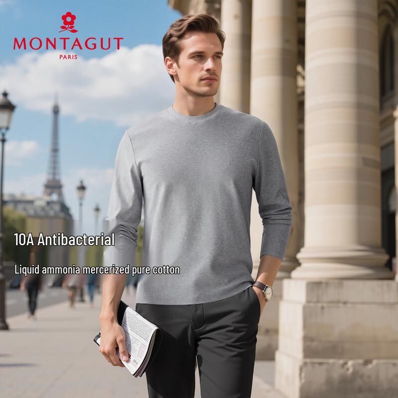 MONTAGUT Men s Cotton Round Neck Sweatshirt 48