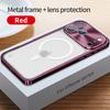 Magnetischer Metallrahmen Handyhülle Für 17 18 Pro Max Aluminium Schnalle Handyhülle Für Magsafe Mattes PC Rückseiten Schale