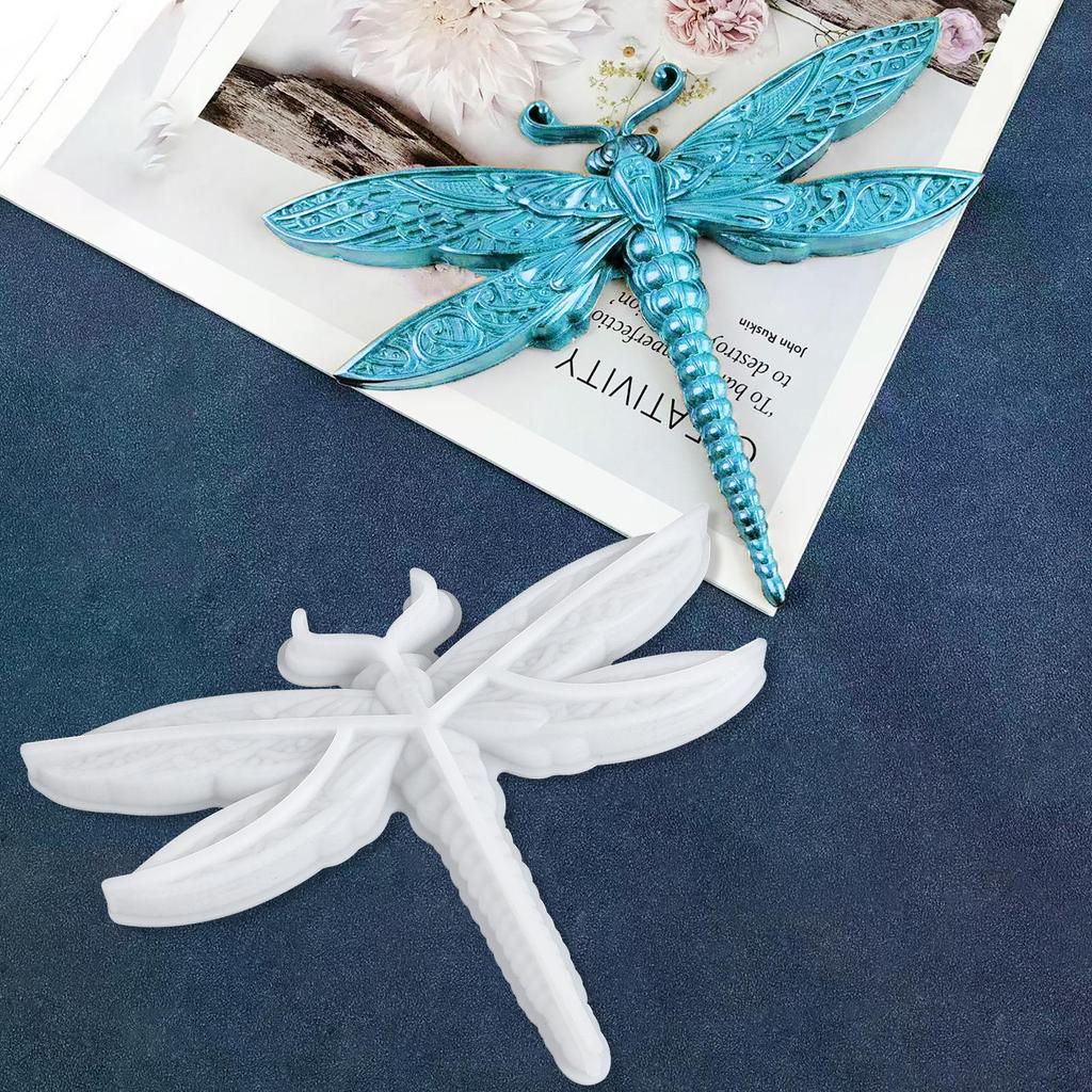 2pcs Dragonfly Bee 3D Dragonfly Shape Mould Insect Series Epoxy Resin Mold  DIY Craft