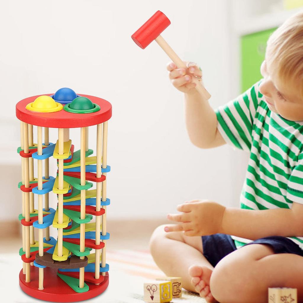 Pounda Toys Early Development Hammer Montessori Toys for Kids Preschool