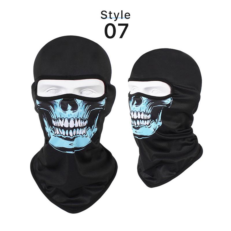 Skull Balaclava Full Face Cover Bandana for Outdoor Cycling Face Mask Gaiter Λαιμός Αξεσουάρ μοτοσυκλέτας