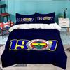 Fenerbahçe Crest Design 3PCS Bedding set,Ideal for 1pc Duvet Cover And 2pcs Pillowcases Perfect for Fan gift,Ideal for Bedroom, Dormitory