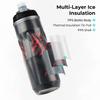 PP5 Plastic Material Sports Water Bottle Cycling Water Bottle  Outdoor Cyclin