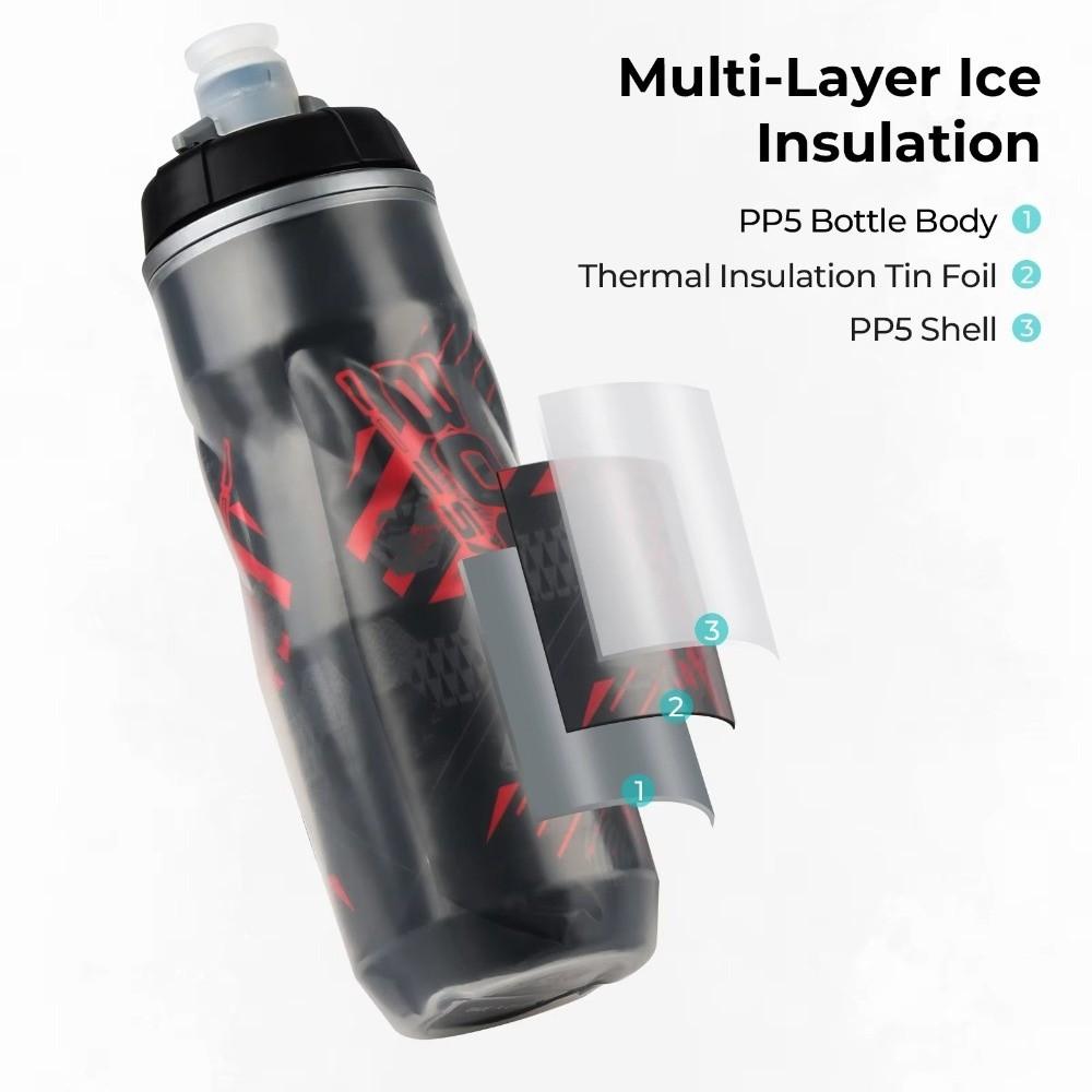 PP5 Plastic Material Sports Water Bottle Cycling Water Bottle  Outdoor Cyclin