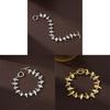 Geometric Alloy Pendant Bracelet For Women With Glossy Finish For Gift Giving