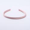 High Quality DIY Satin Covered Headbands Solid Fabric Resin Hair Band Plastic Hairbands Girls Hair Headband for Women
